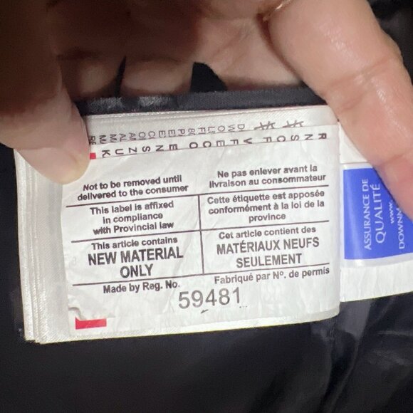 Canada Goose Mystique Parka Black Label Down Coat Real FUR Black Size XXS - Picture 10 of 12